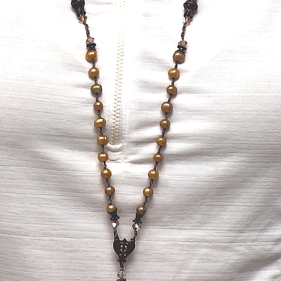 Virgins Saints & Angels | Long Necklace w/ Charm